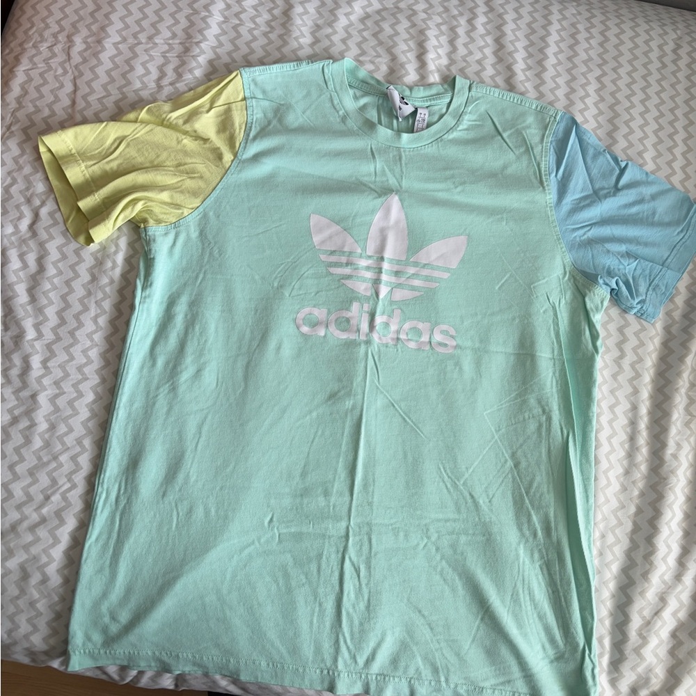 Adidas Men Pastel Tri-Color Tee